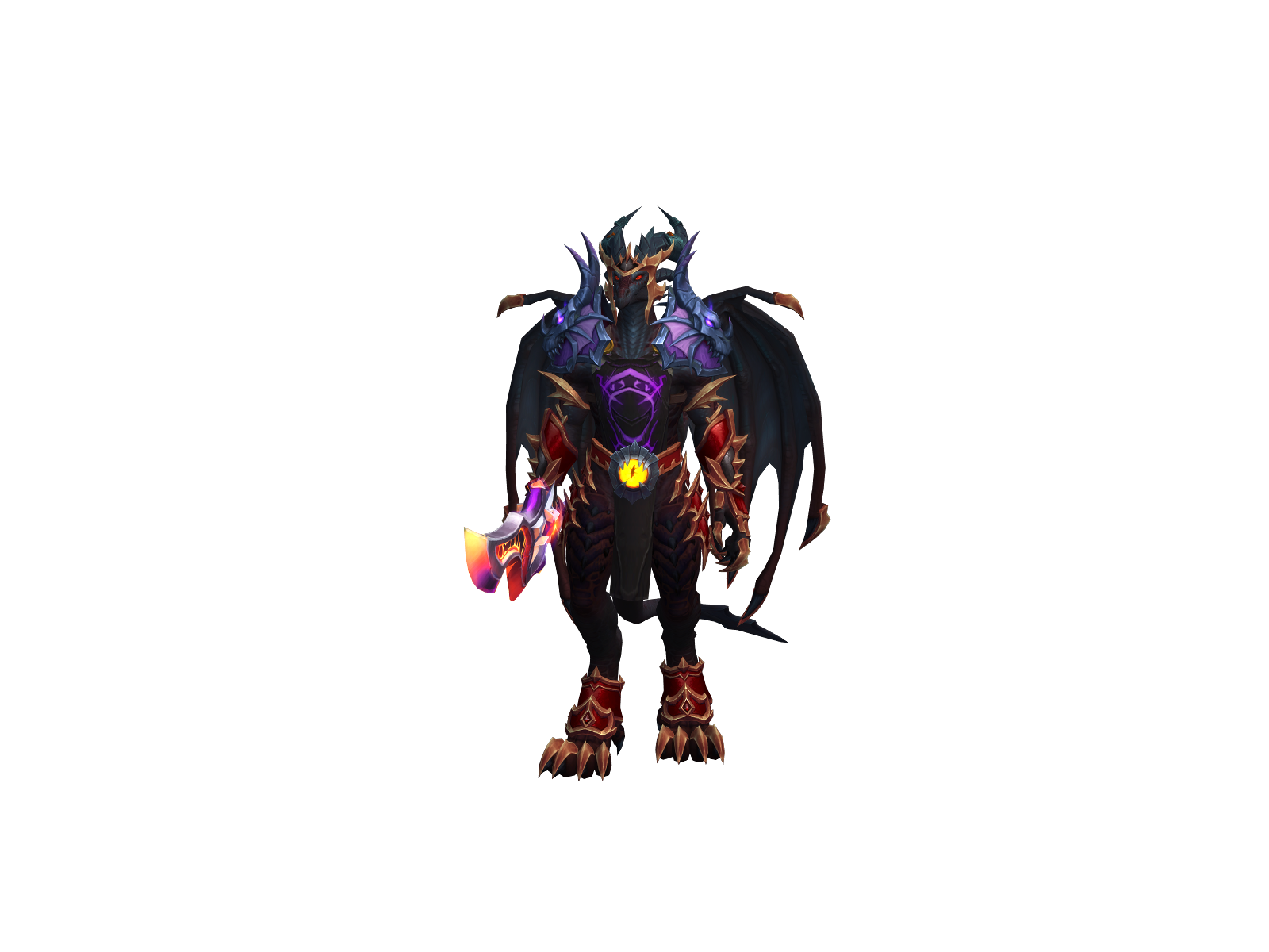 Нафалаар 3D character render