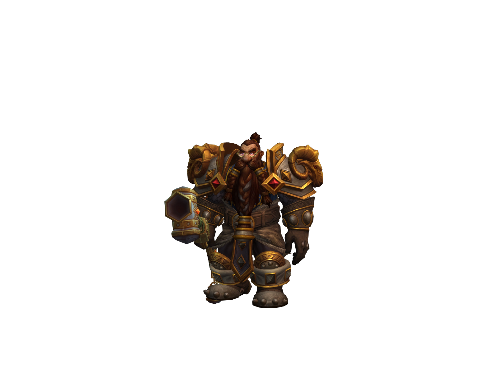Нахэръдрух 3D character render