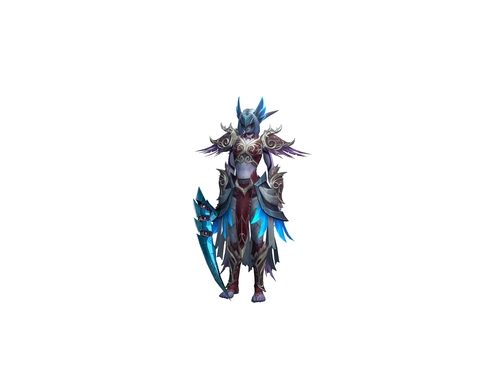 Аземио 3D character render