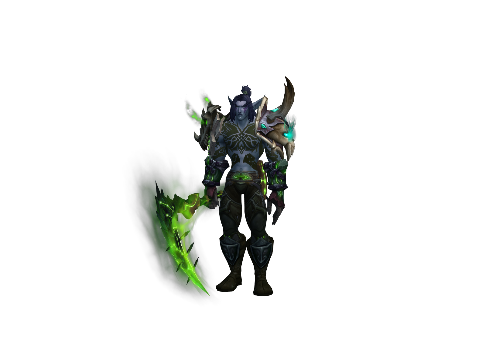Ахтэль 3D character render
