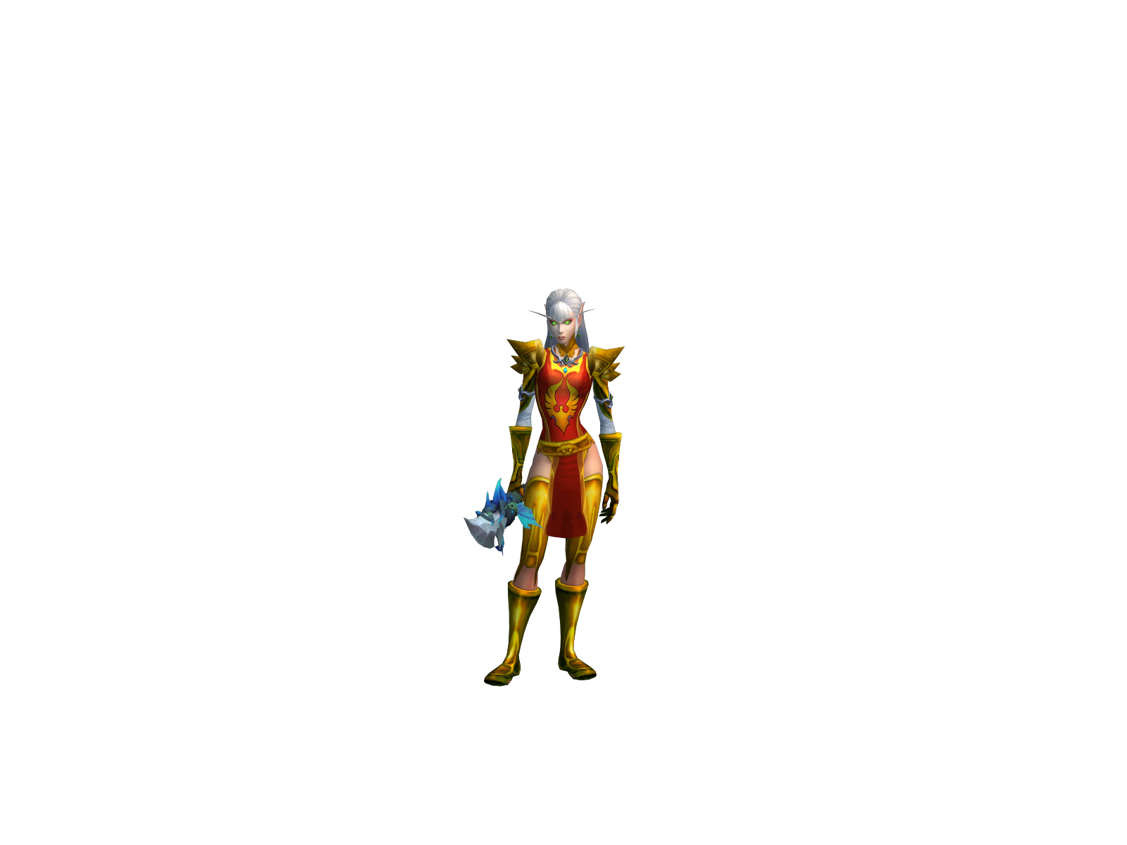 Эрласий 3D character render