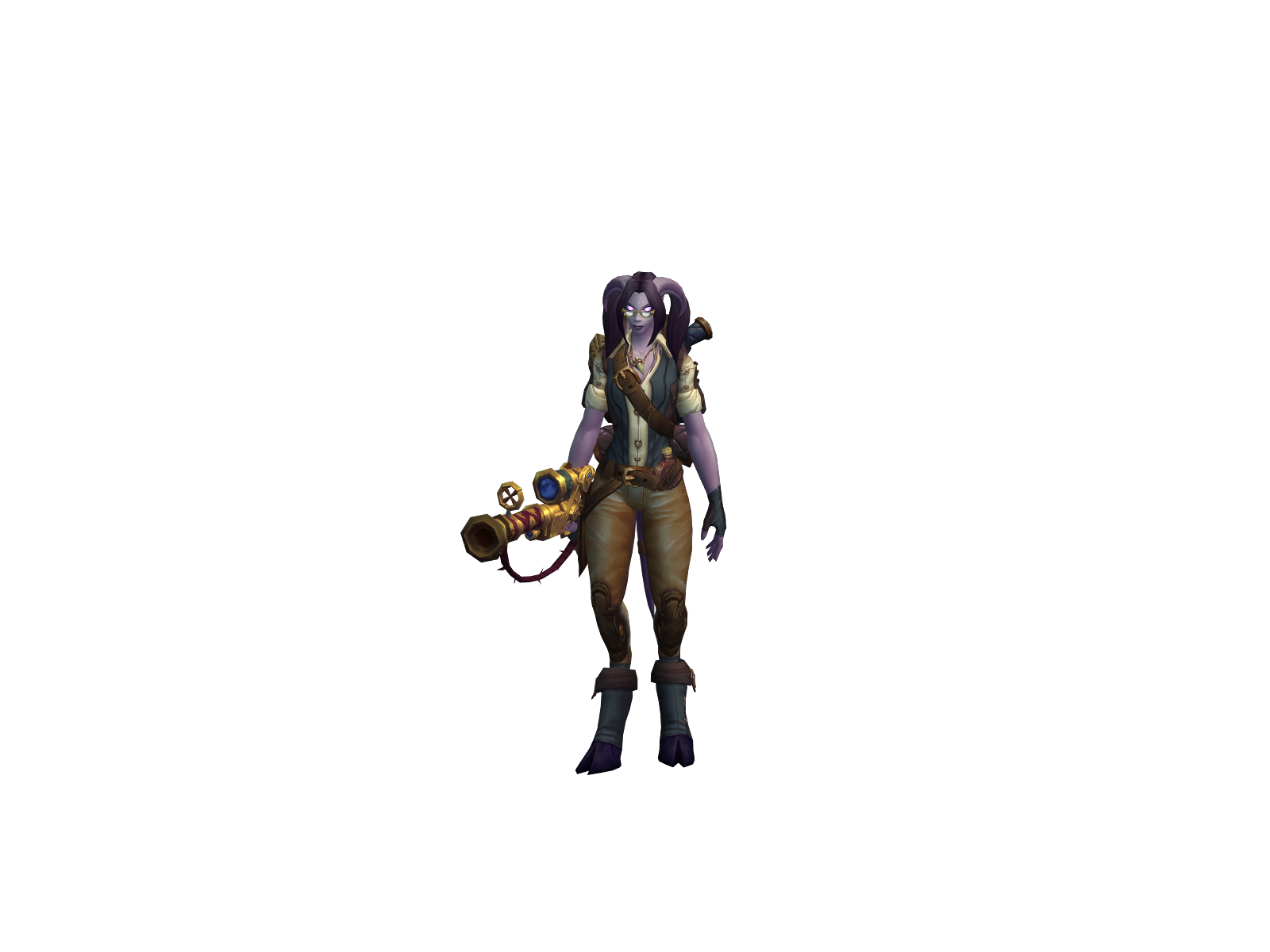 Виолентайн 3D character render