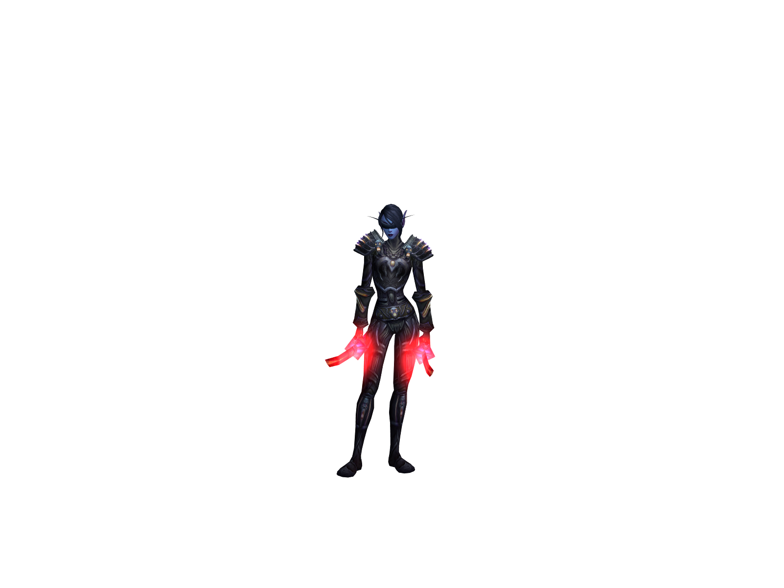 Лунеллии 3D character render