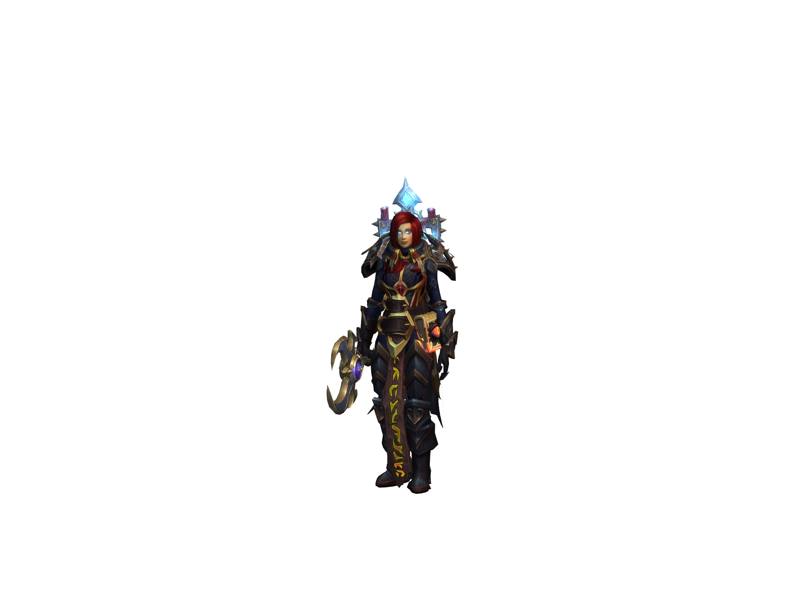 ахтонеан 3D character render
