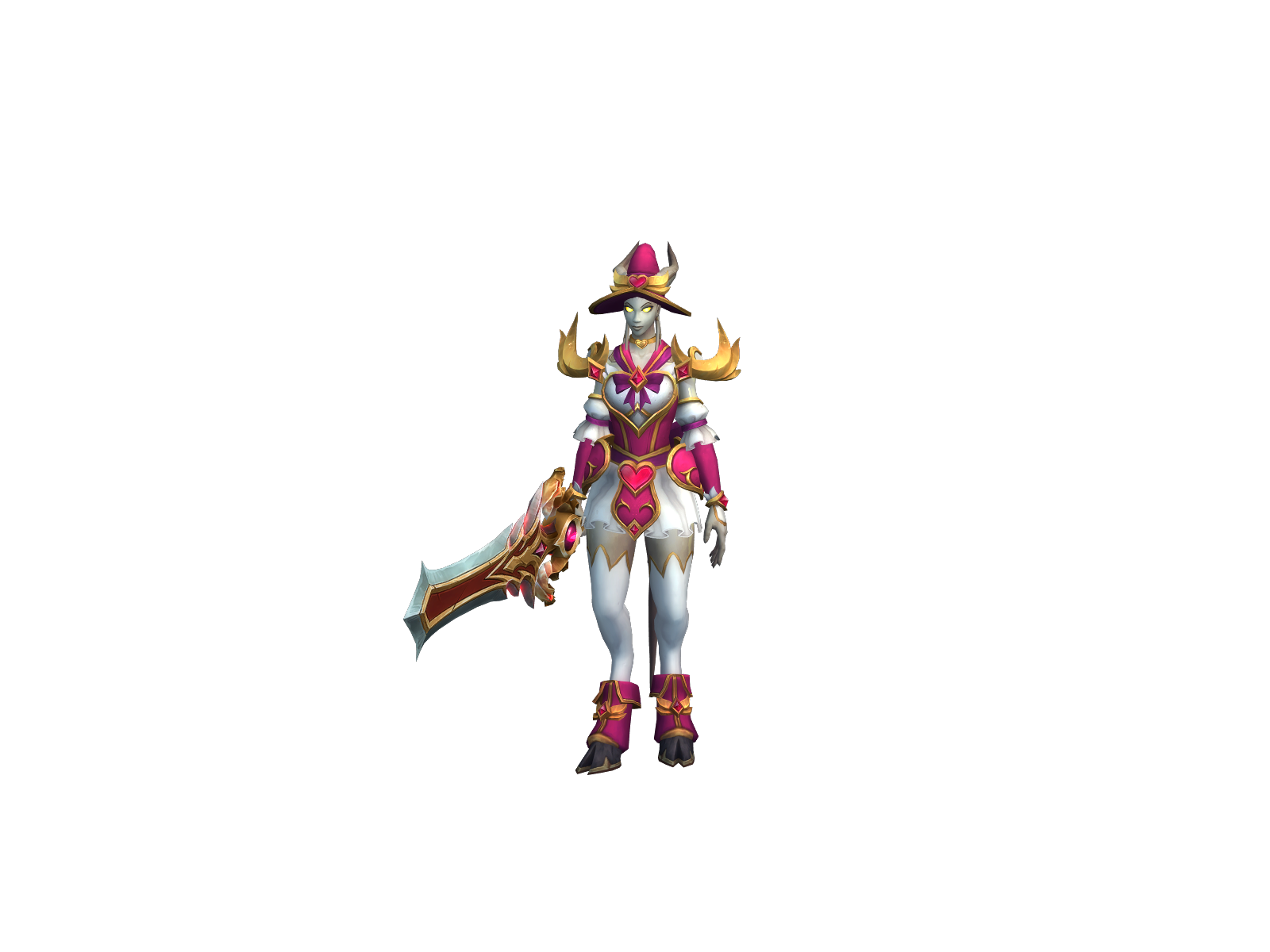 Зальянса 3D character render