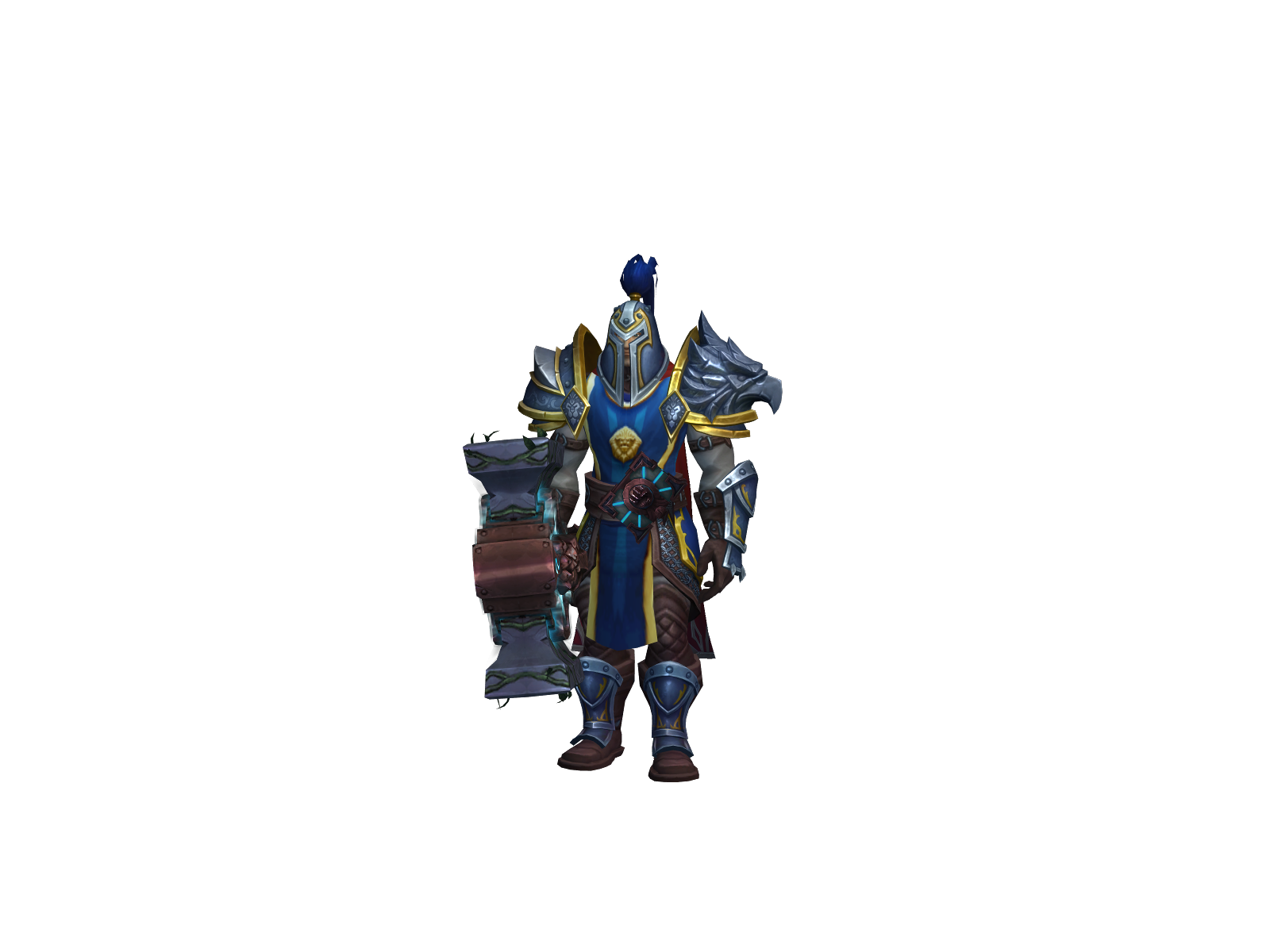 Паладима 3D character render