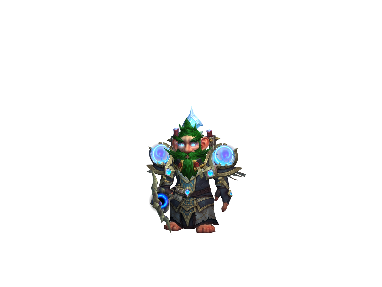 Чародец 3D character render