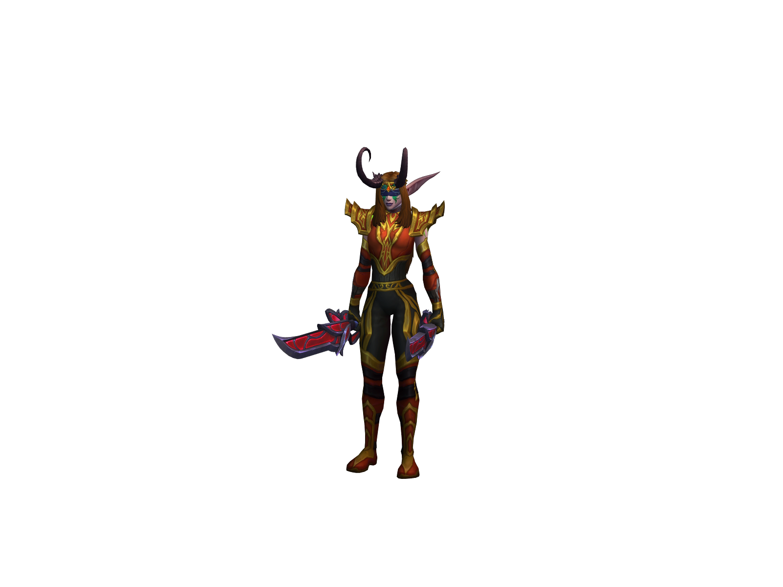 Якицунэ 3D character render