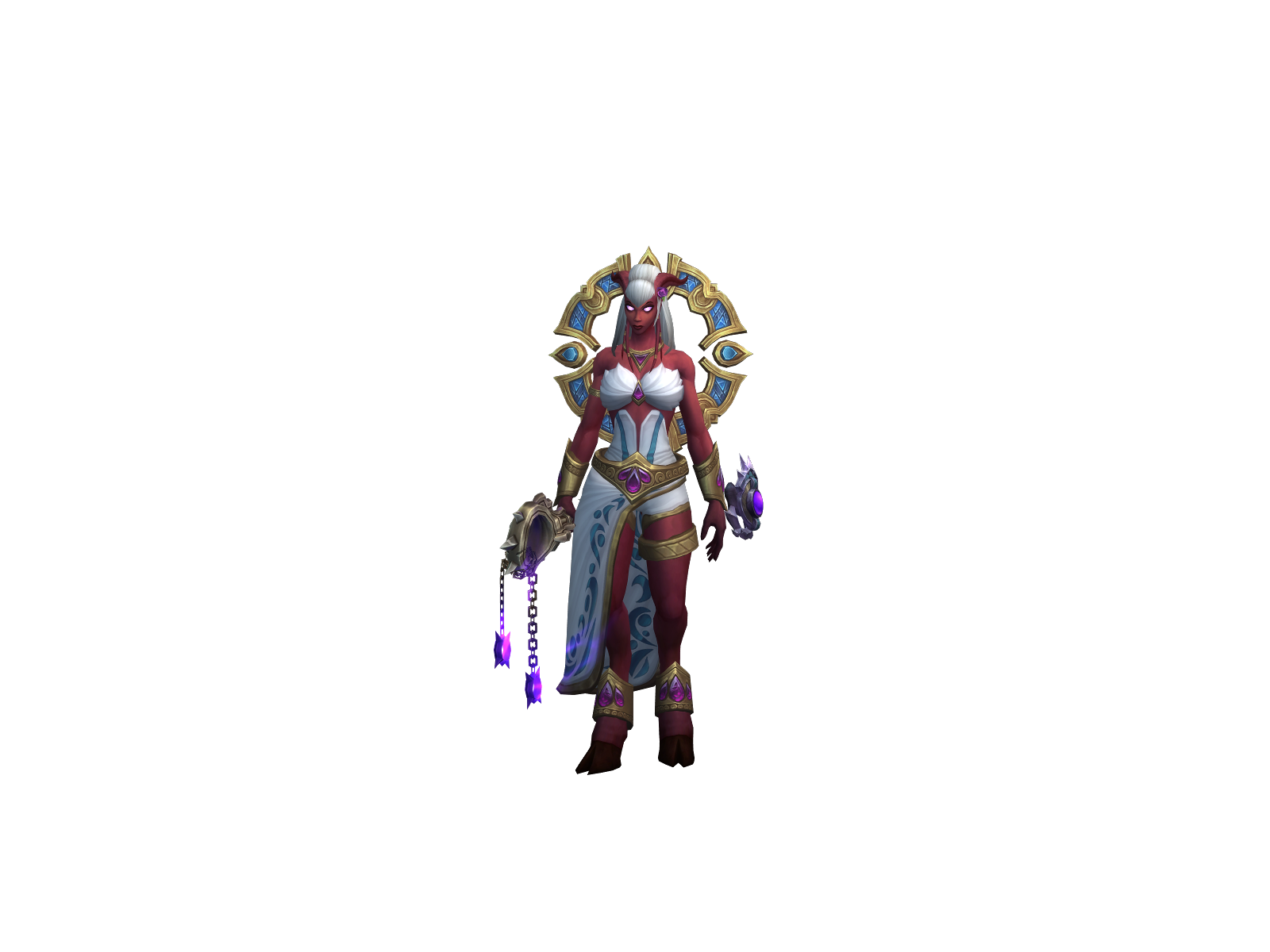 Эйвуа 3D character render