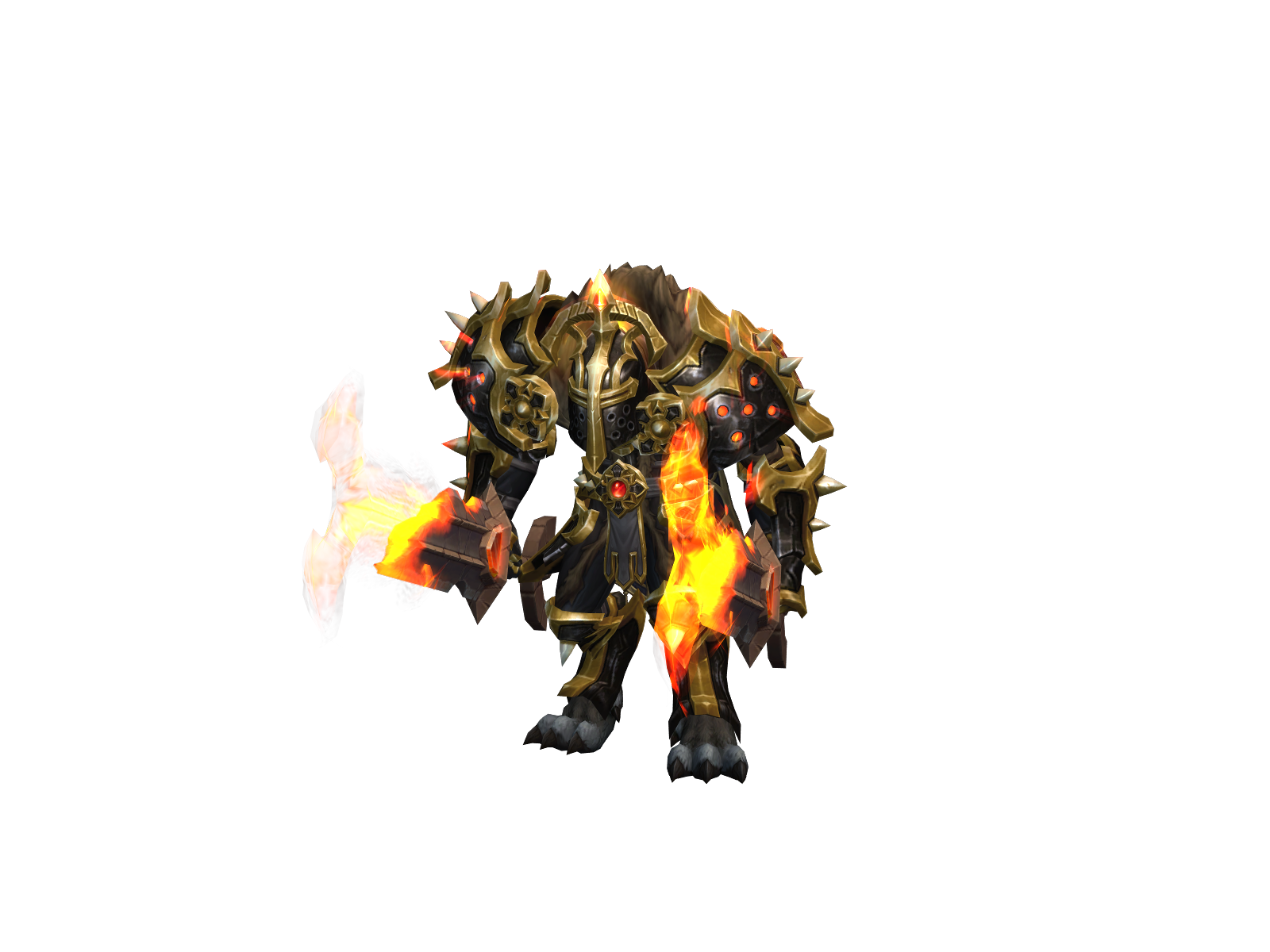 Фурчик 3D character render