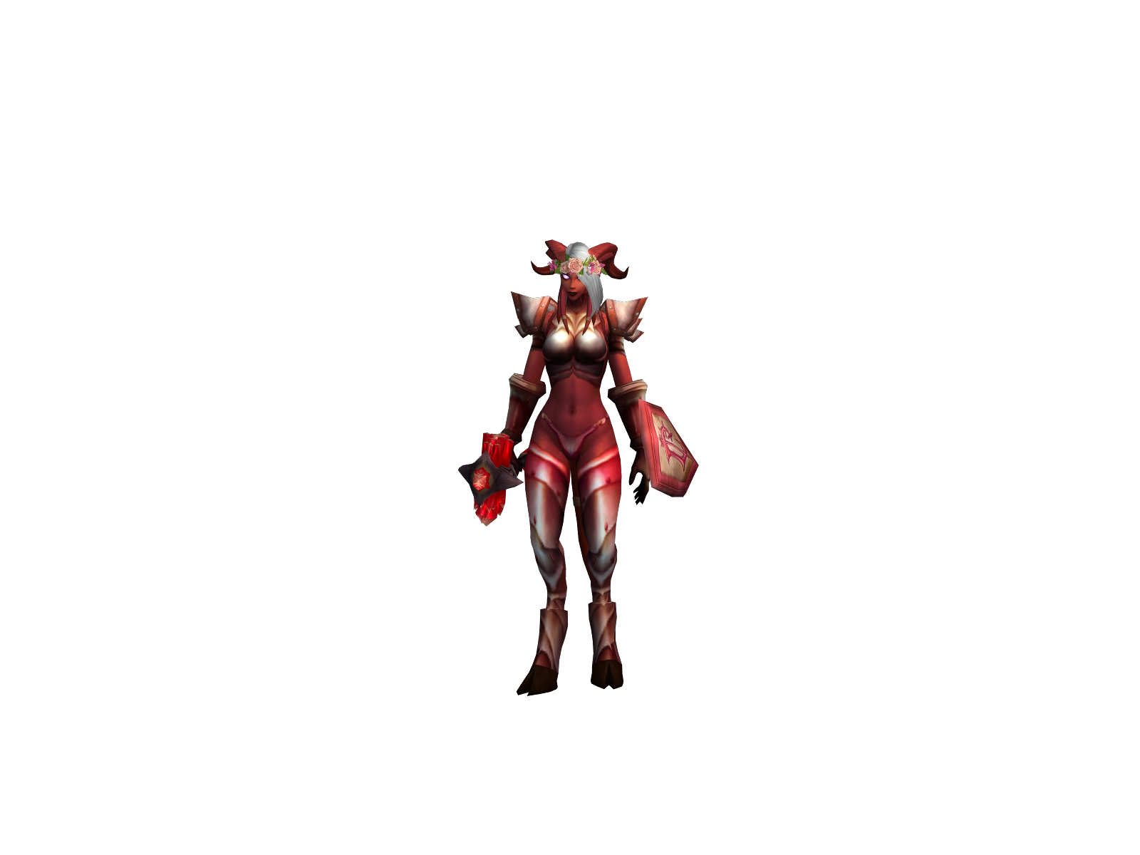 Илириаль 3D character render