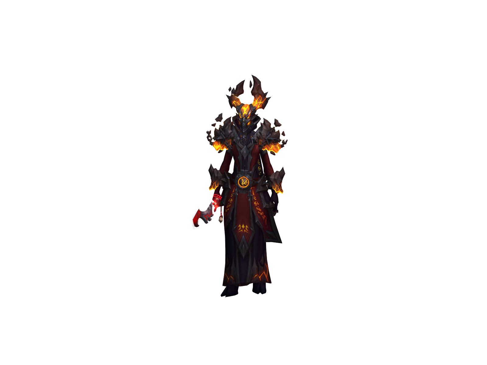 Чернокай 3D character render