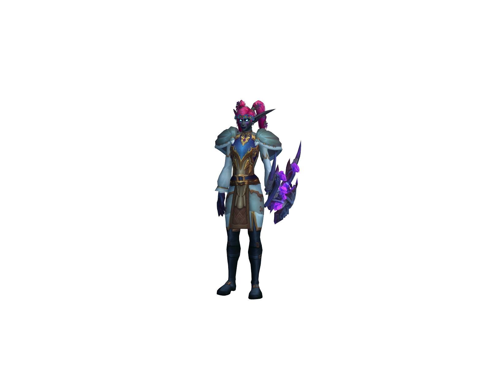 Оацу 3D character render
