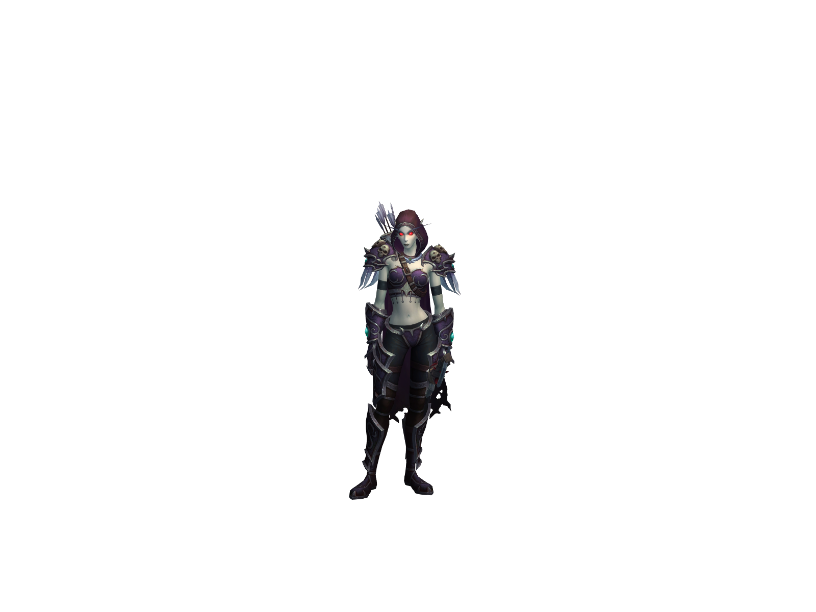 Асвиста 3D character render
