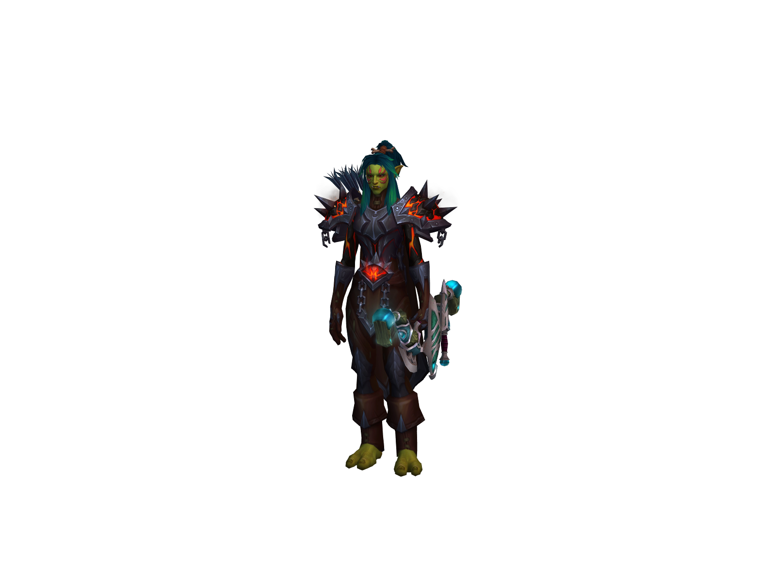 Трапакд 3D character render