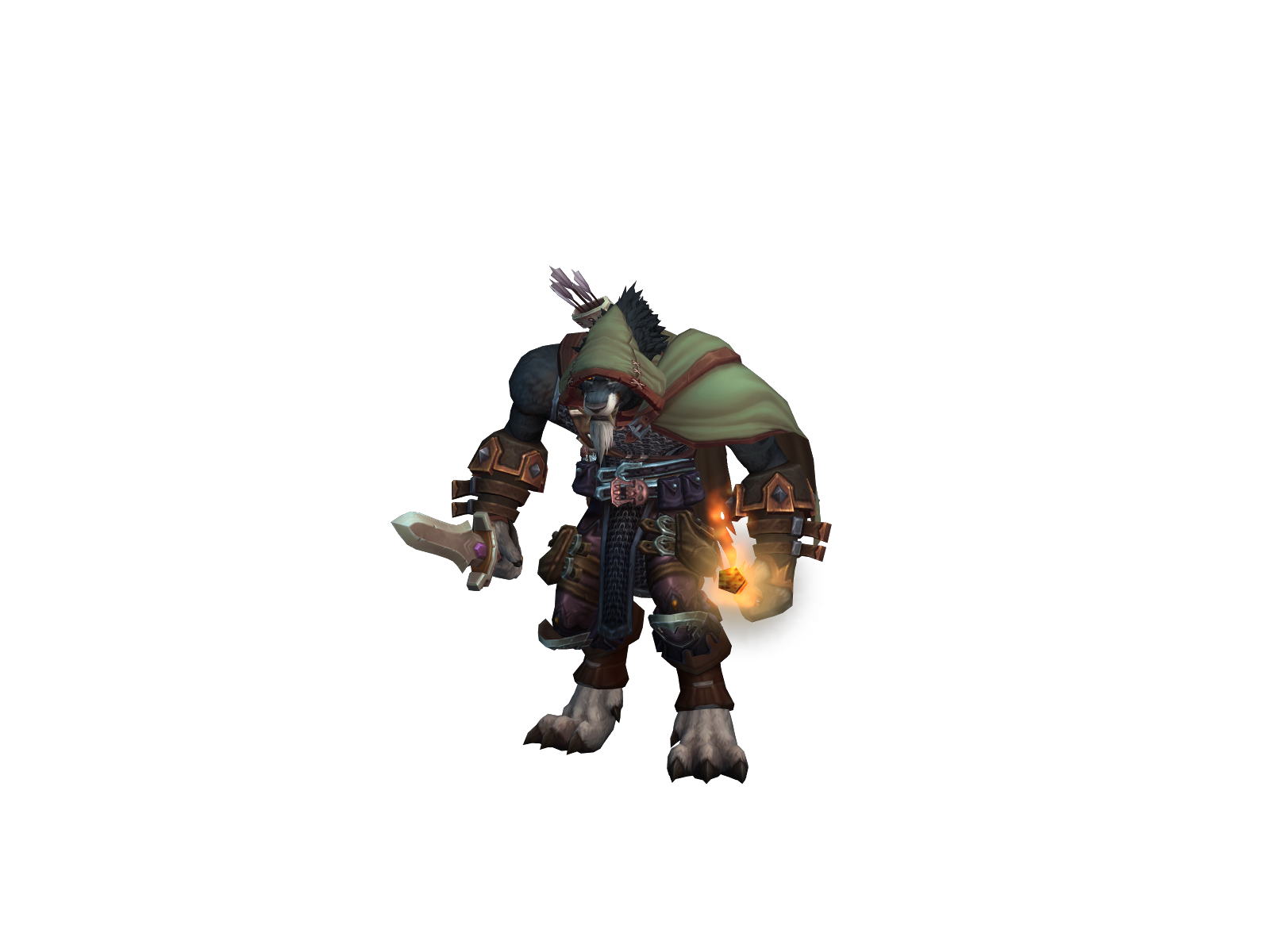 Крэвен 3D character render