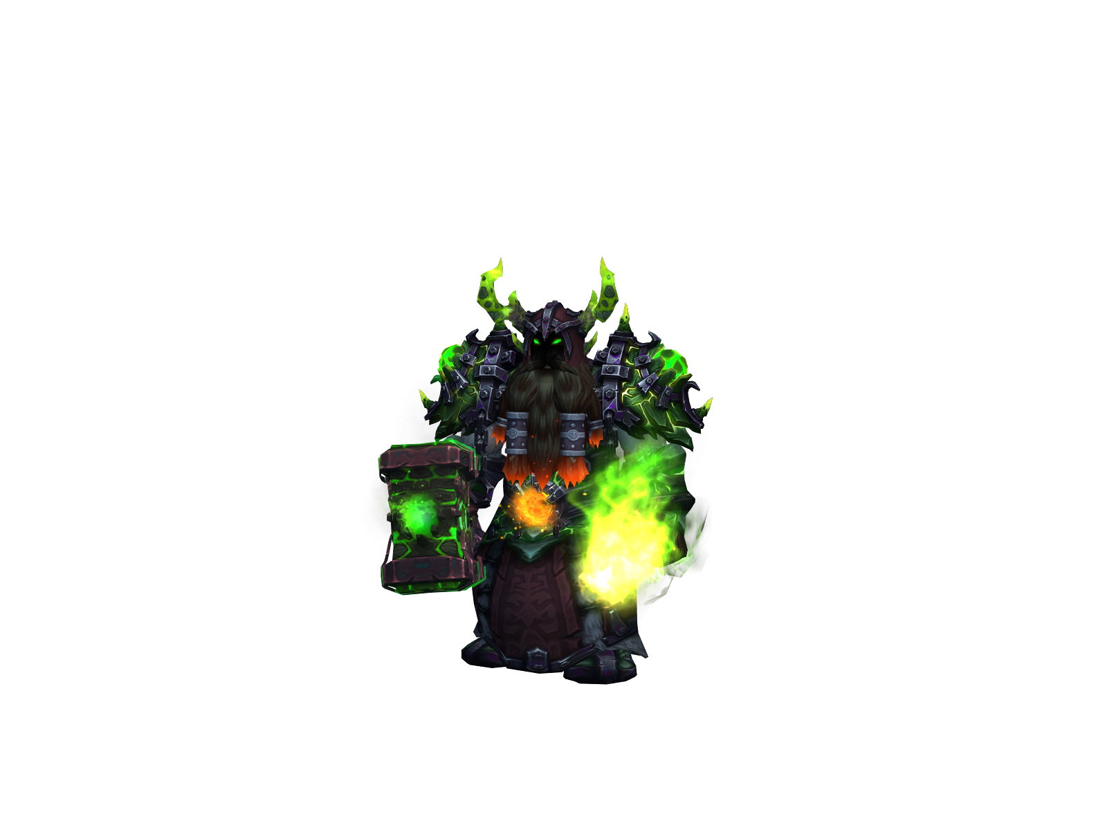 Зевуша 3D character render