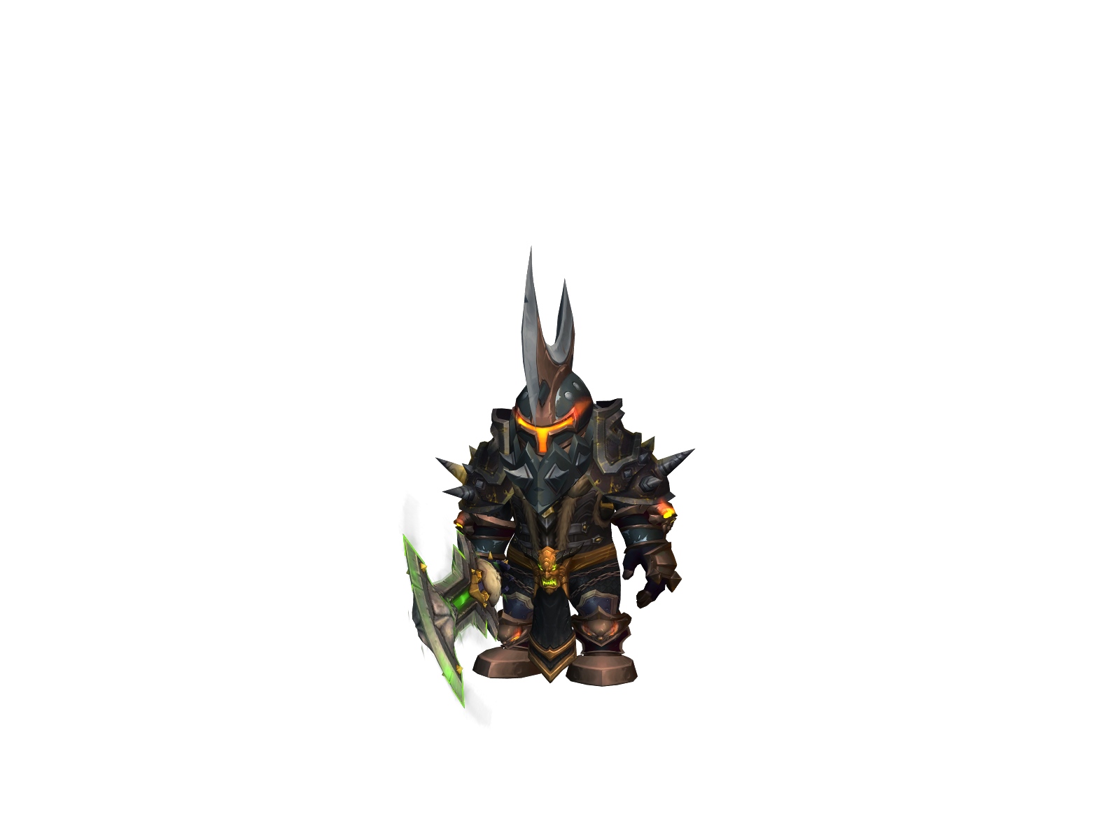 Мортиа 3D character render
