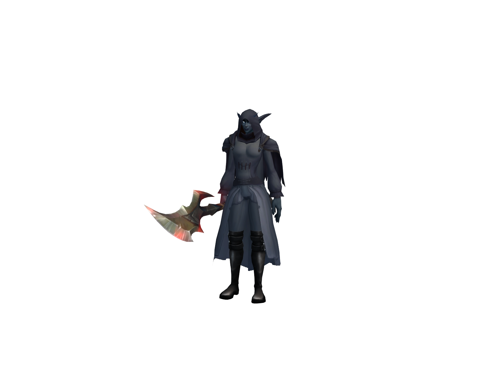 Домойуолтэр 3D character render