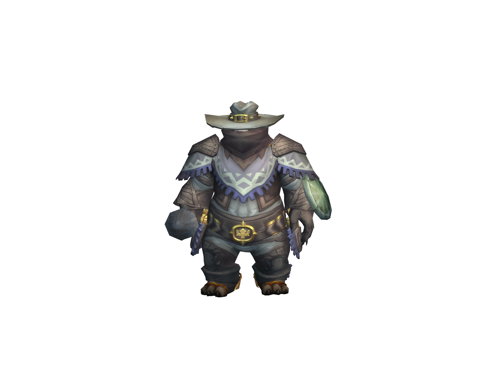 Лонторота 3D character render