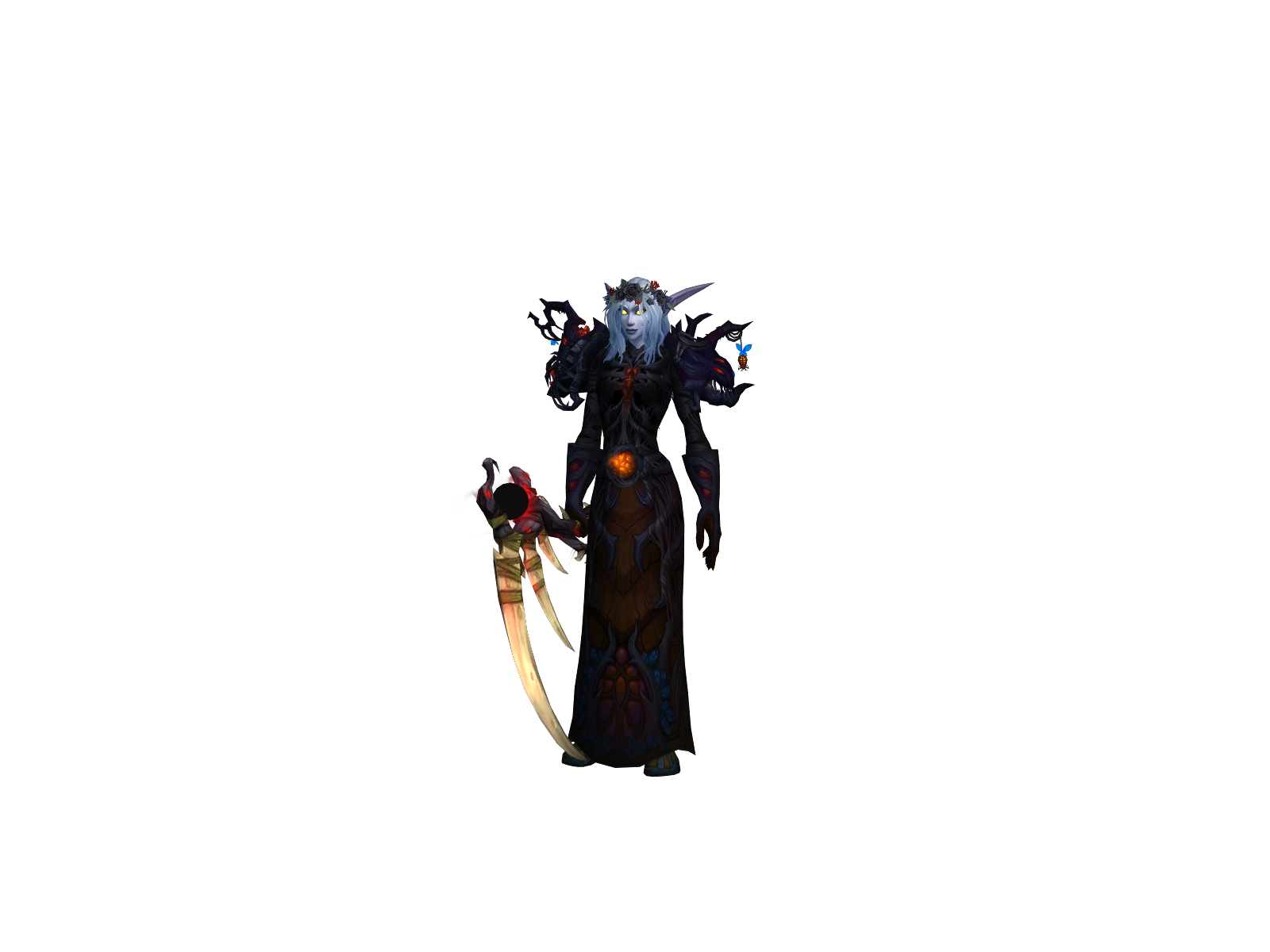 Мьярр 3D character render