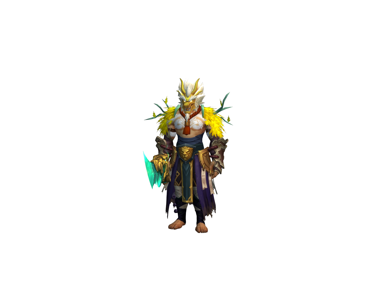 Майнхесбренд 3D character render