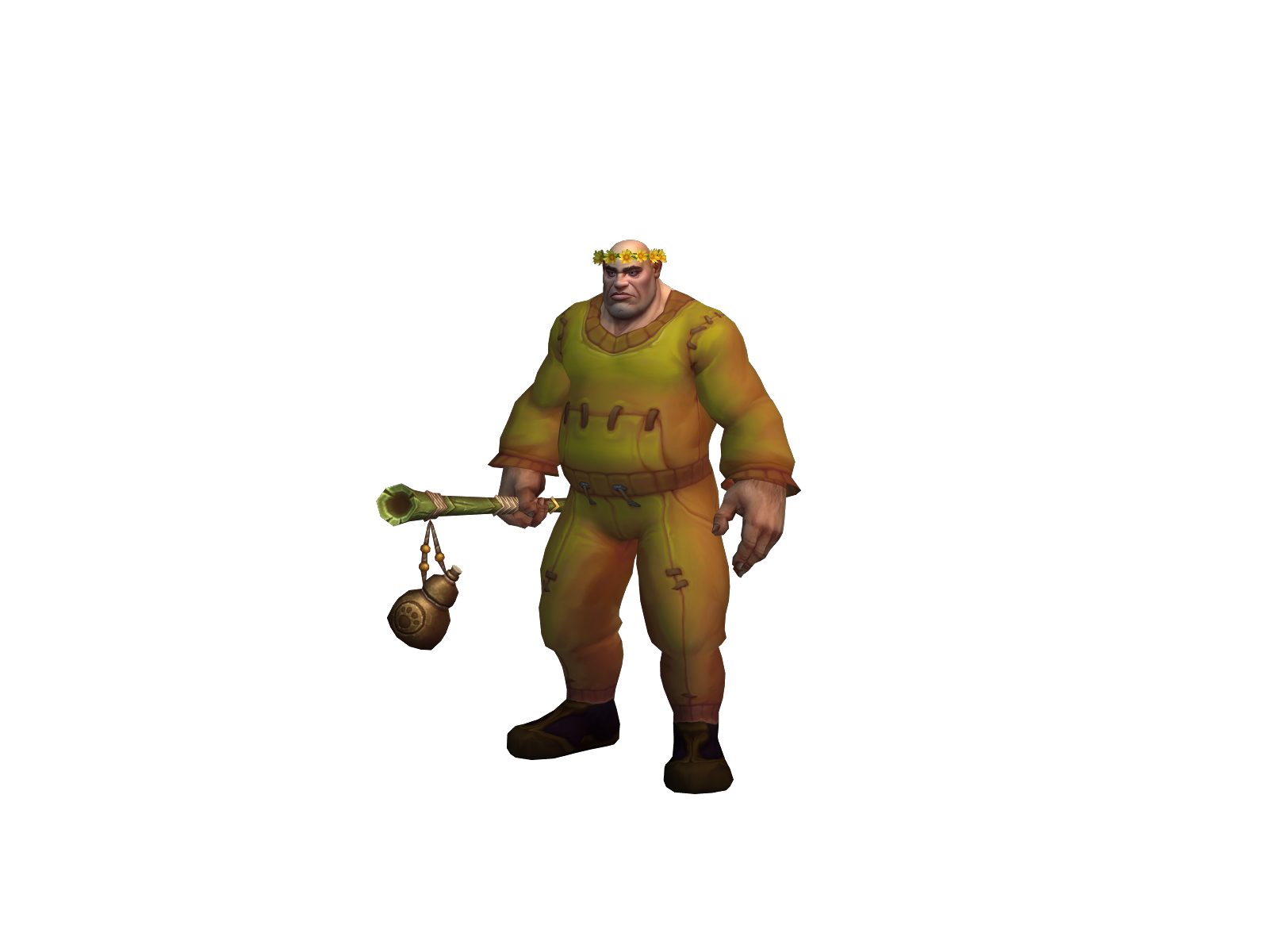 Скуфклив 3D character render