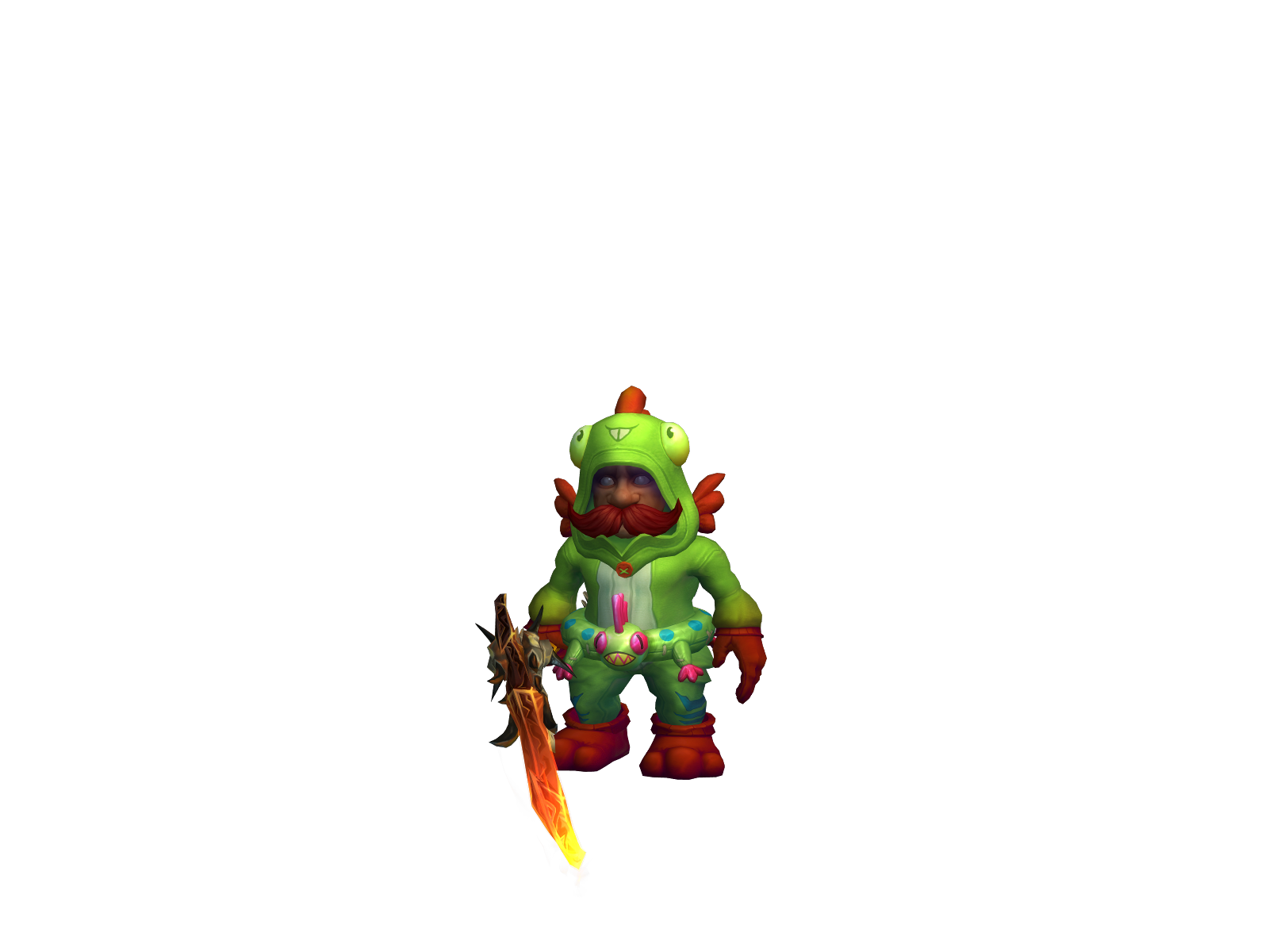 Мрглгргрл 3D character render