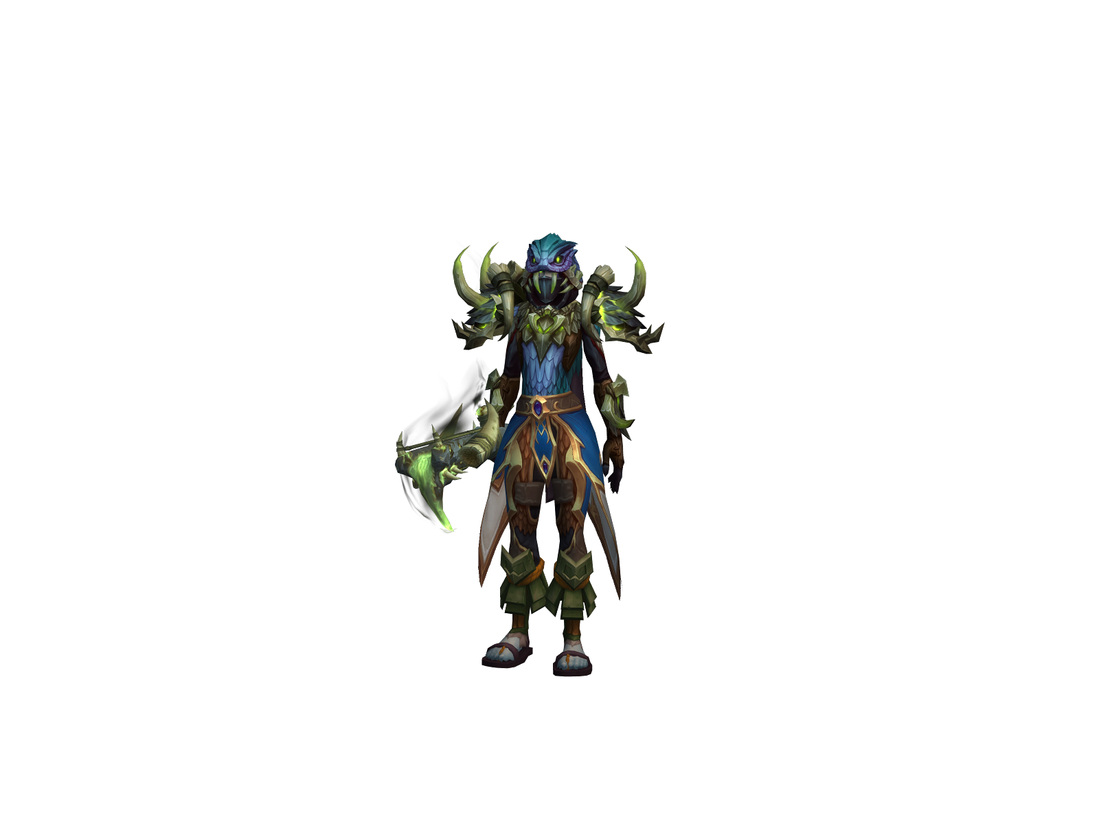 Обддолбанный 3D character render