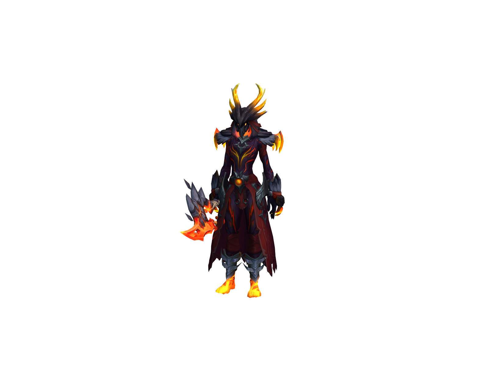 Гримах 3D character render