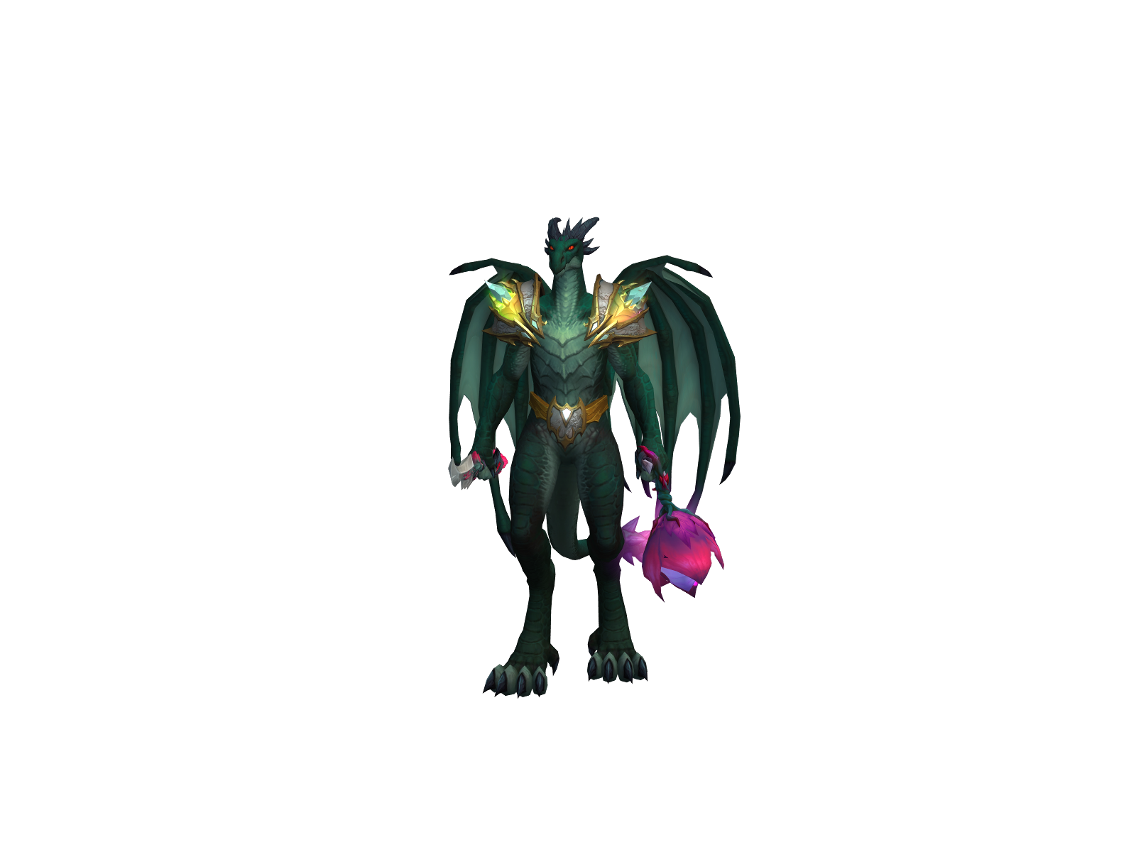 Дракчин 3D character render