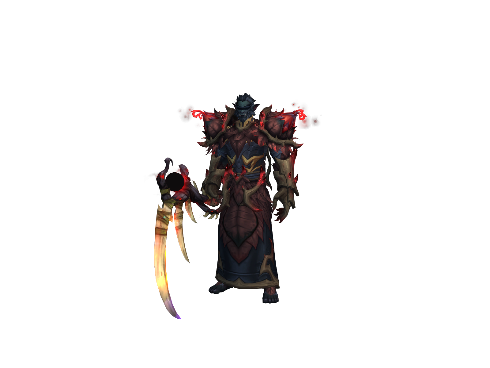 Фровнинг 3D character render