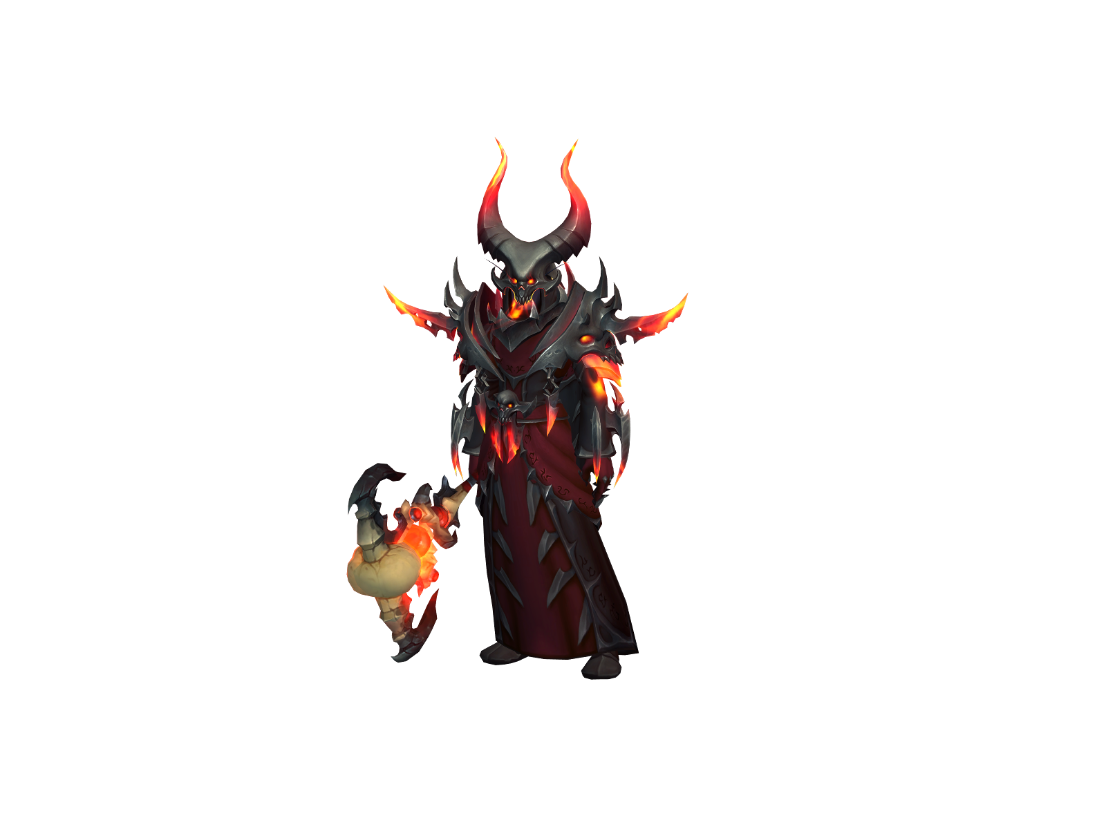 Дэмрак 3D character render