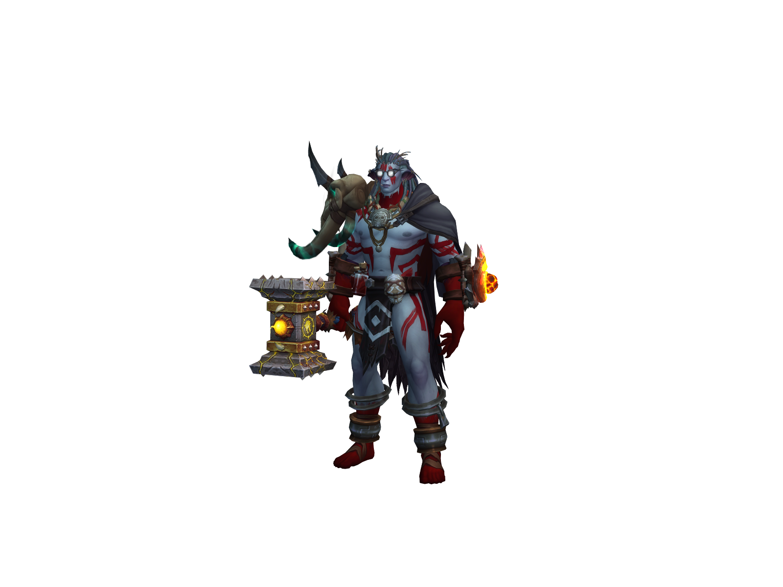 Очокочи 3D character render