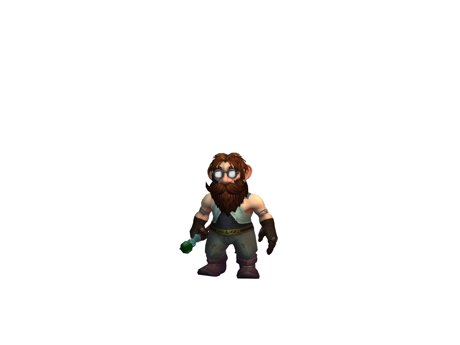 Огбонь 3D character render