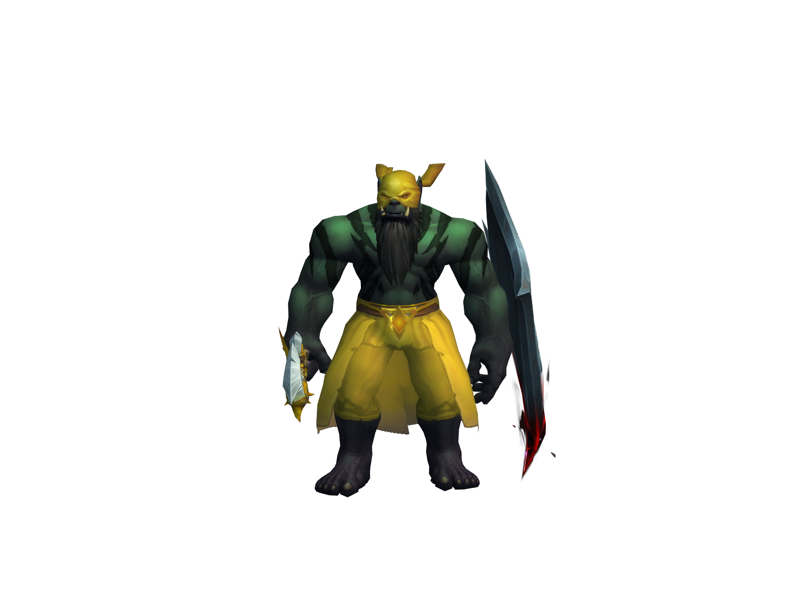 Гровлид 3D character render