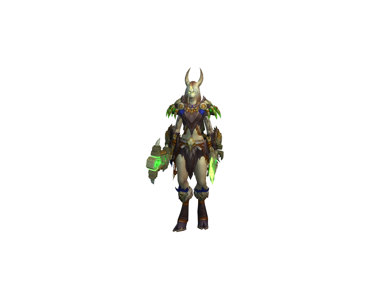 Потужнож 3D character render