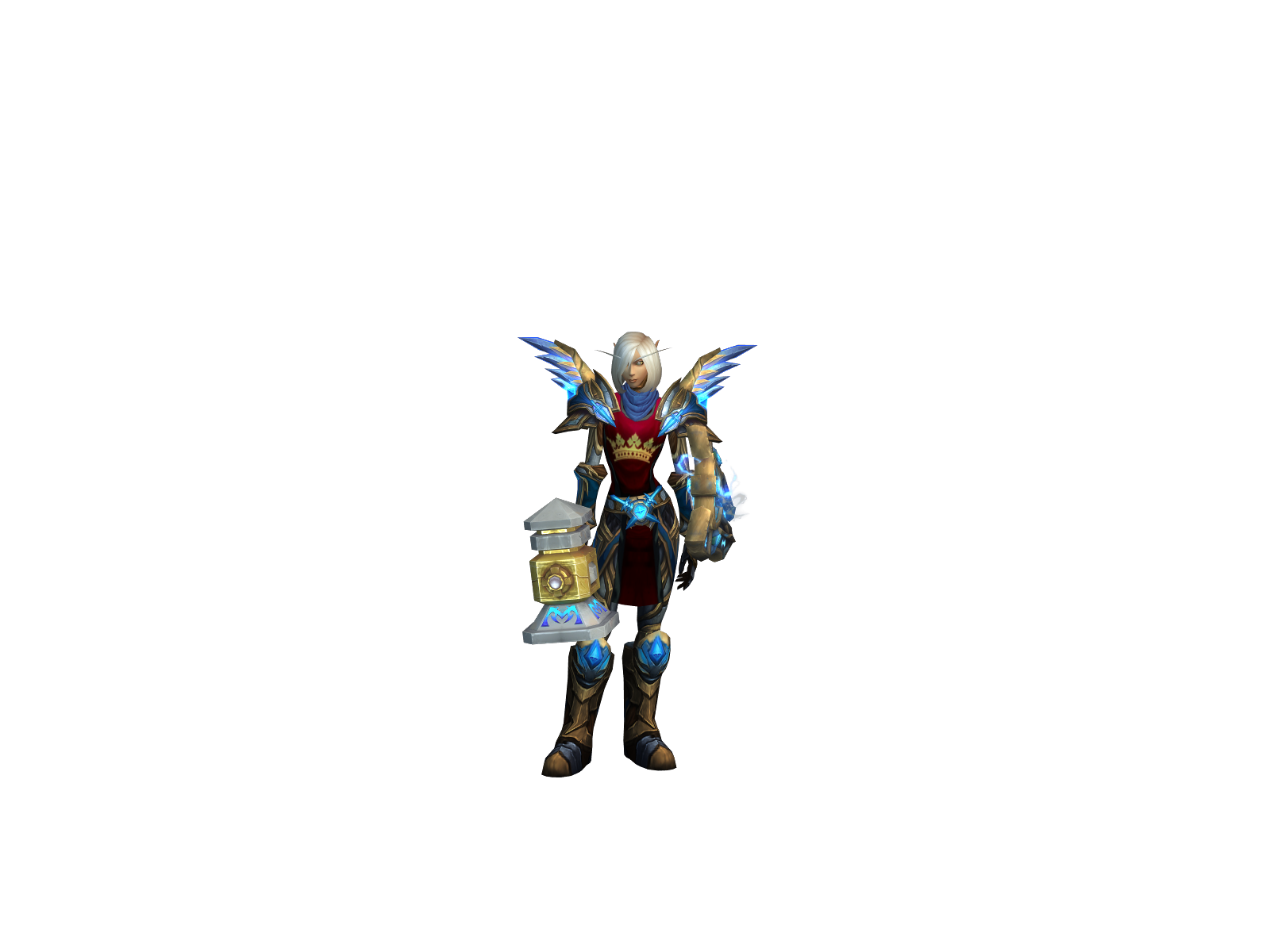 Tyhra 3D character render