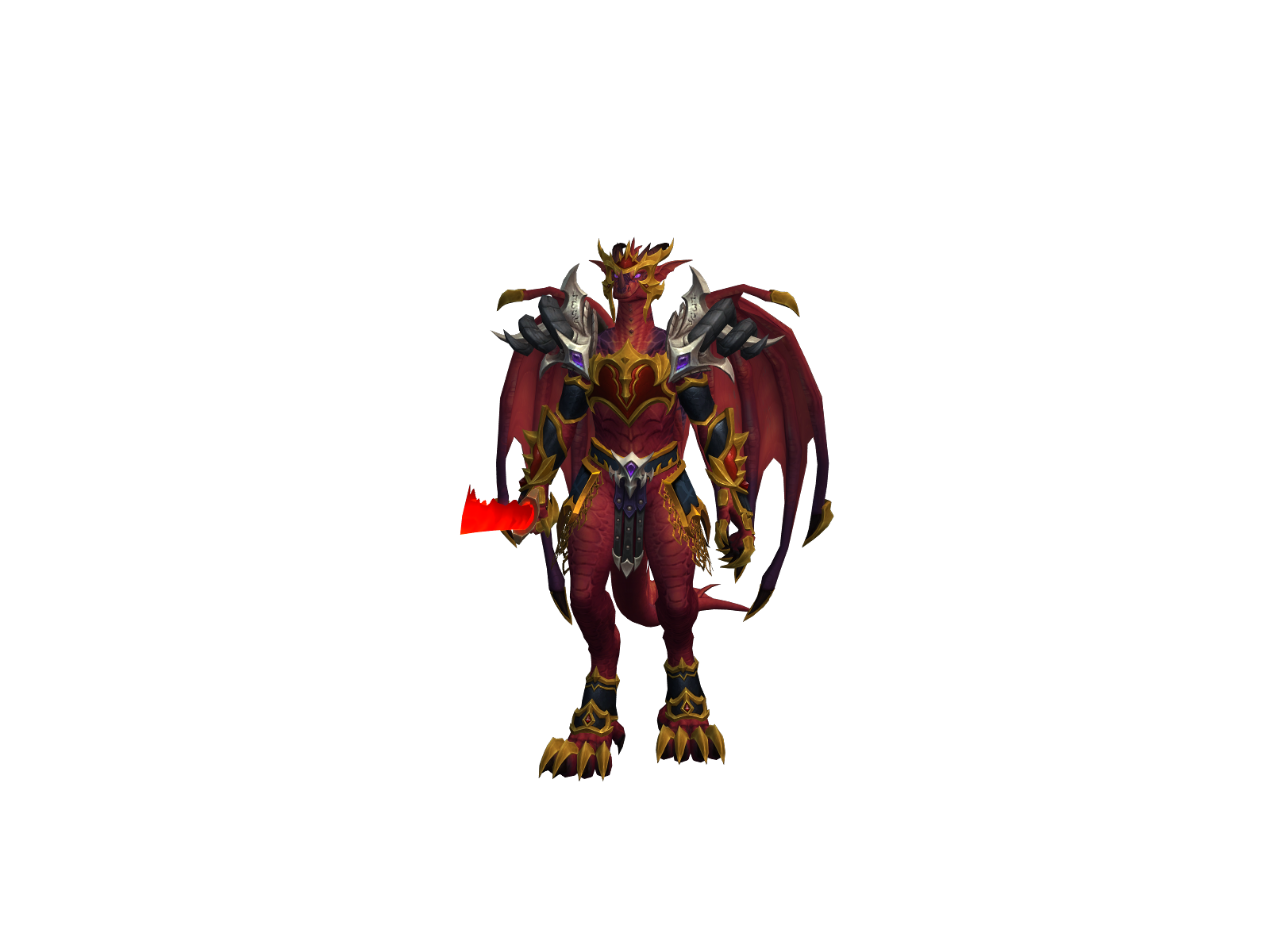 Dracrin 3D character render