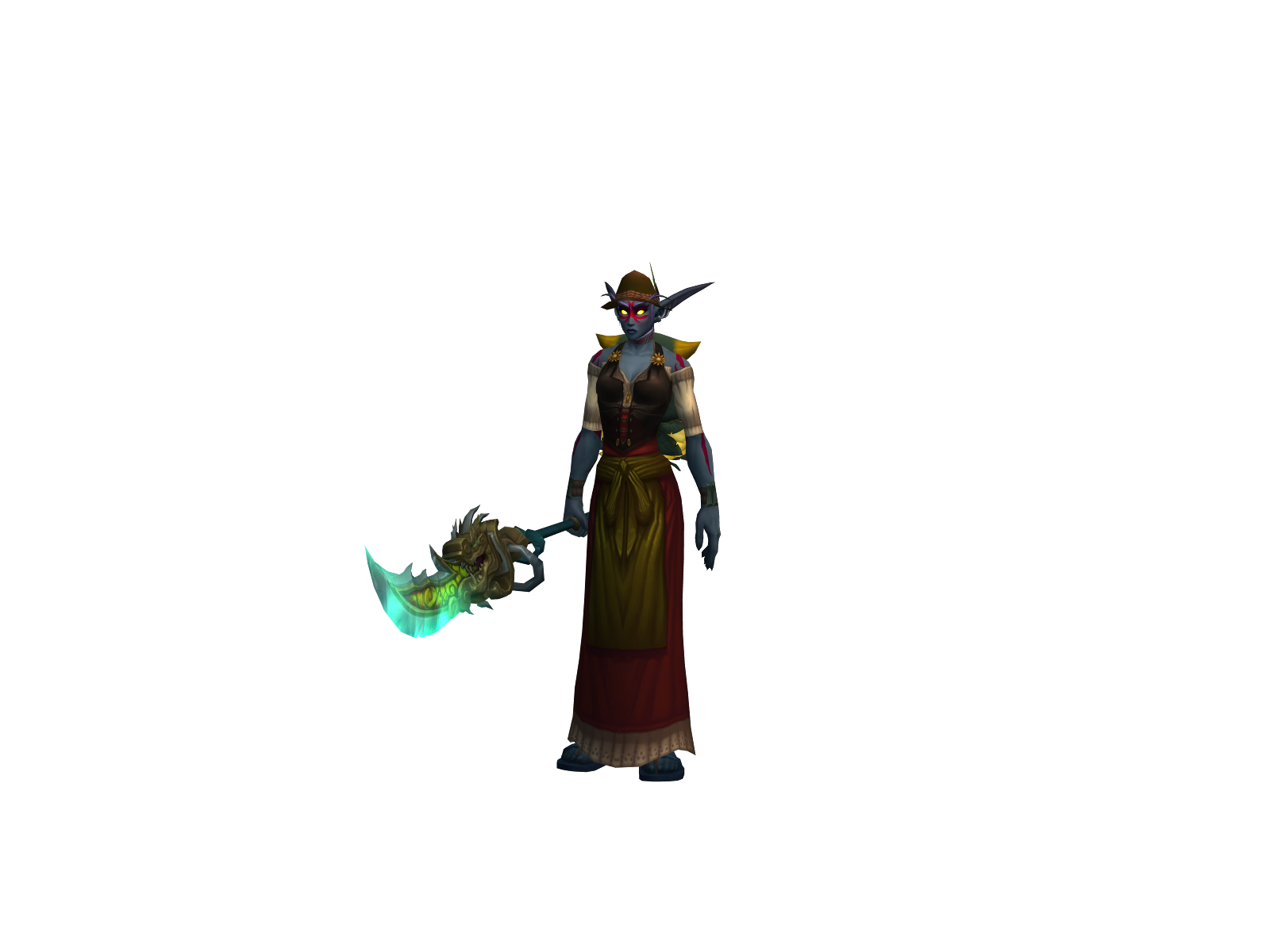 Искарка 3D character render