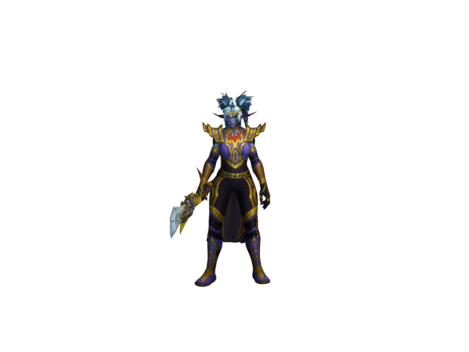 Лисьерна 3D character render