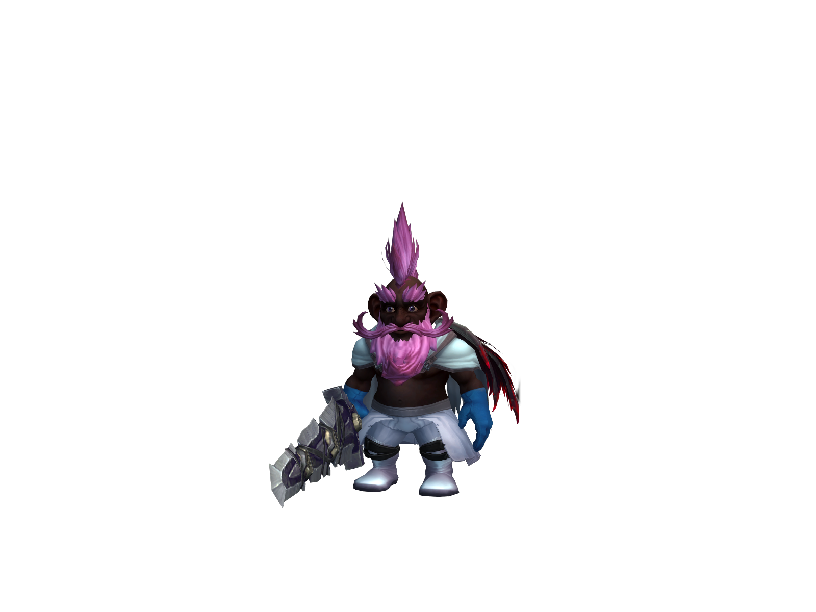 Мегакрут 3D character render