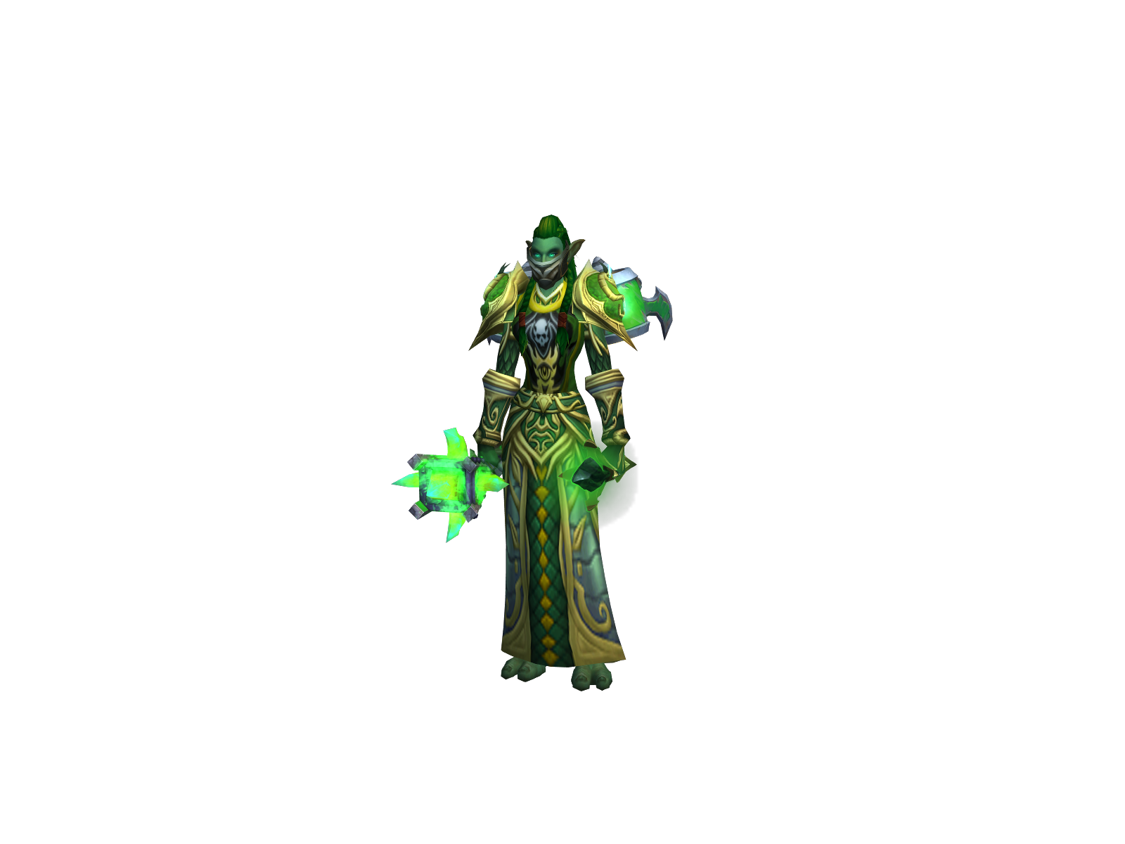 Тиренде 3D character render