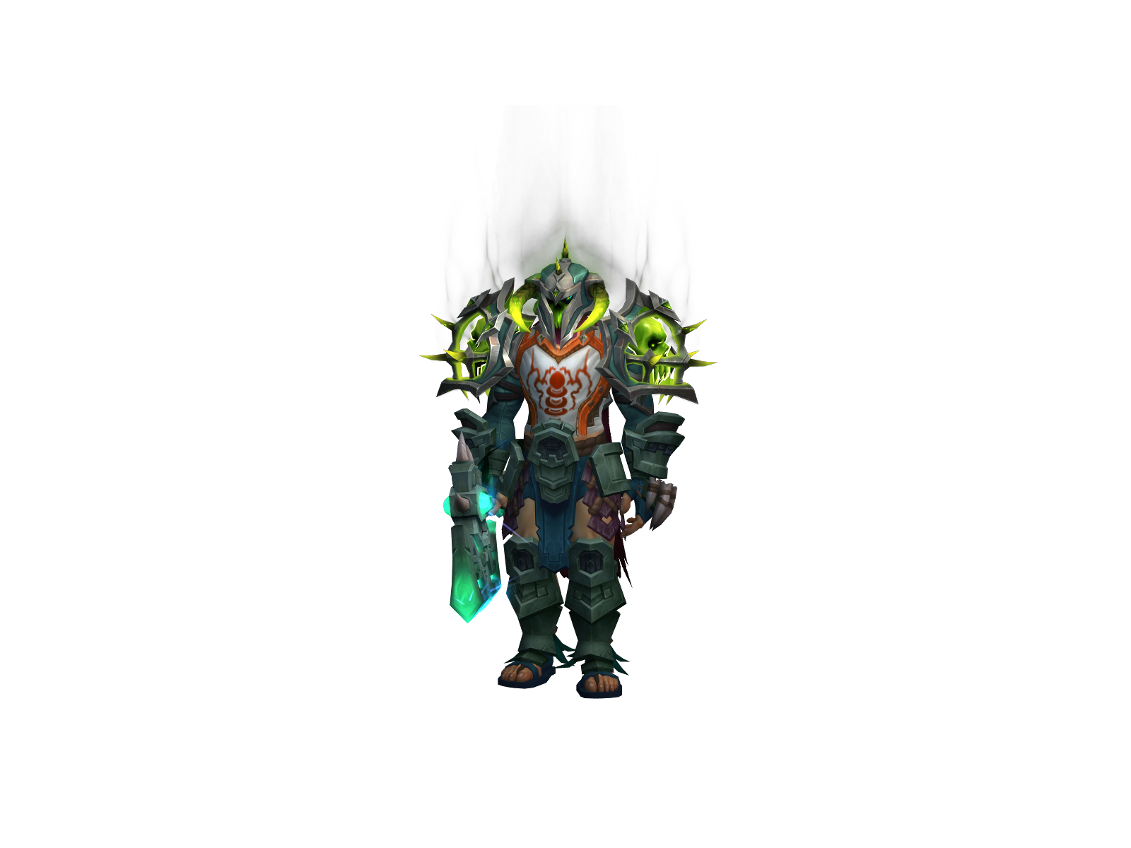 Monobrow 3D character render