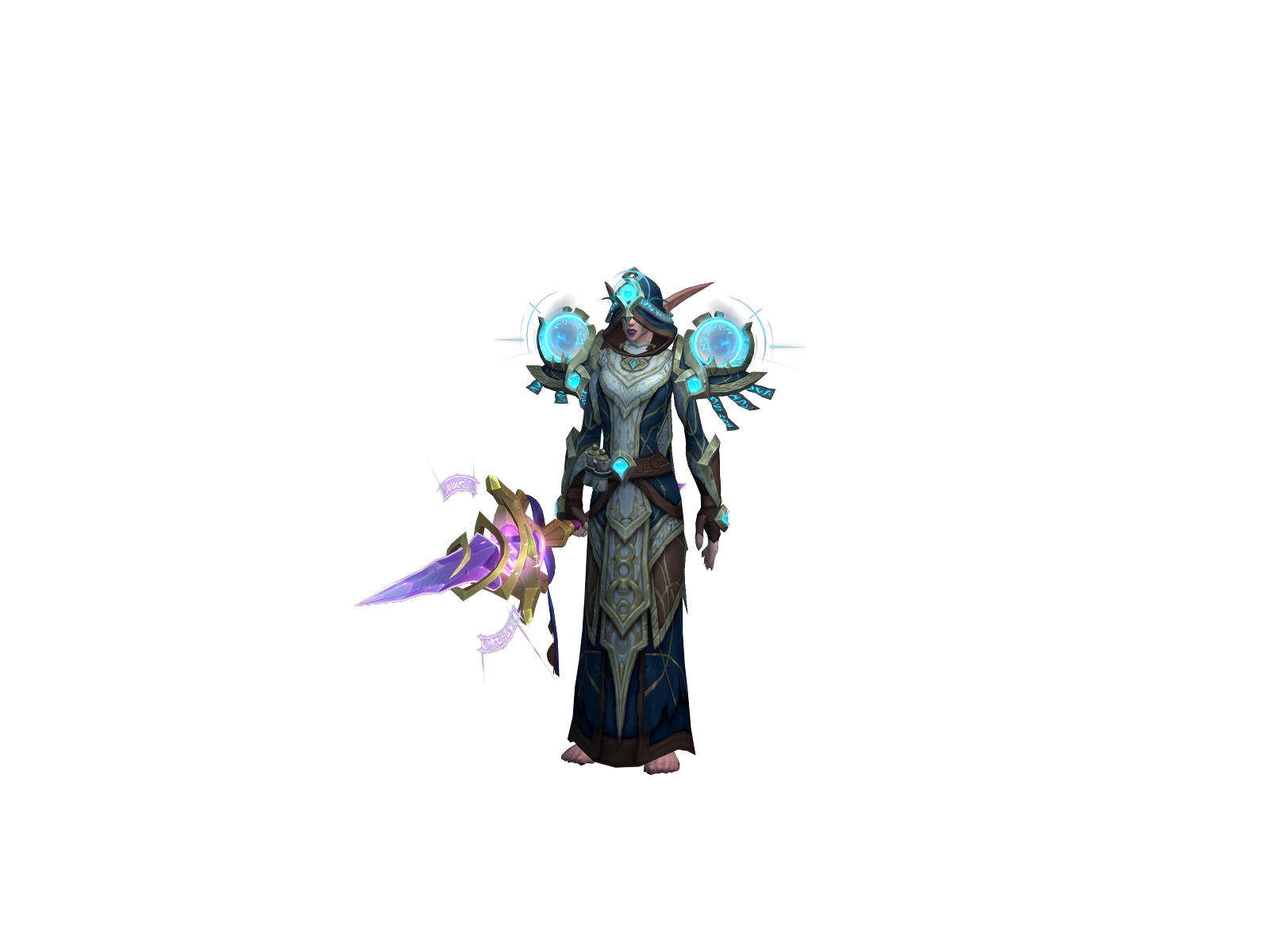Allnightelf 3D character render
