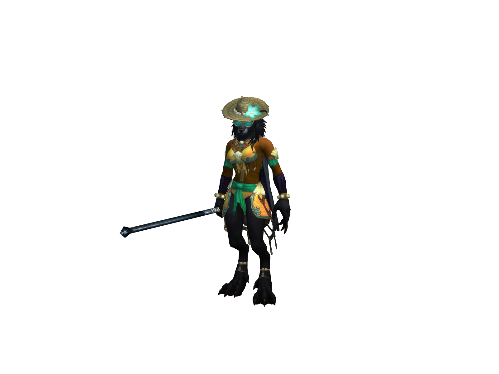 Bojepole 3D character render