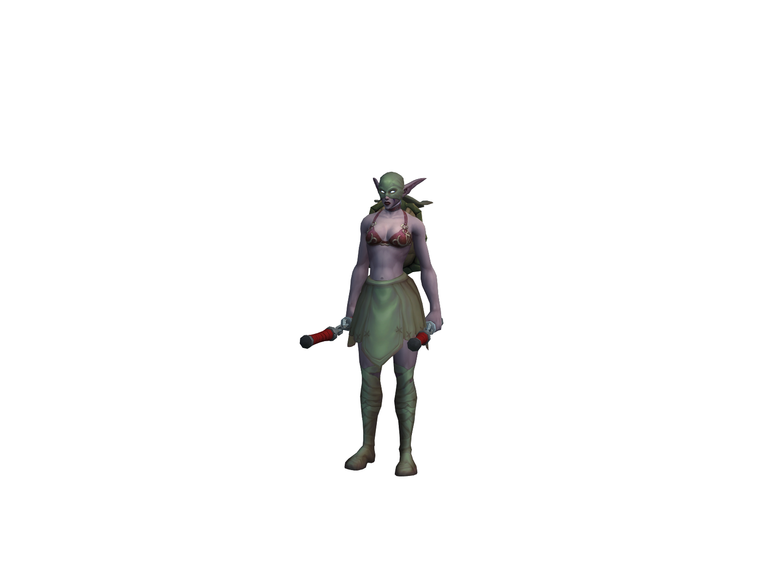 Tånagel 3D character render