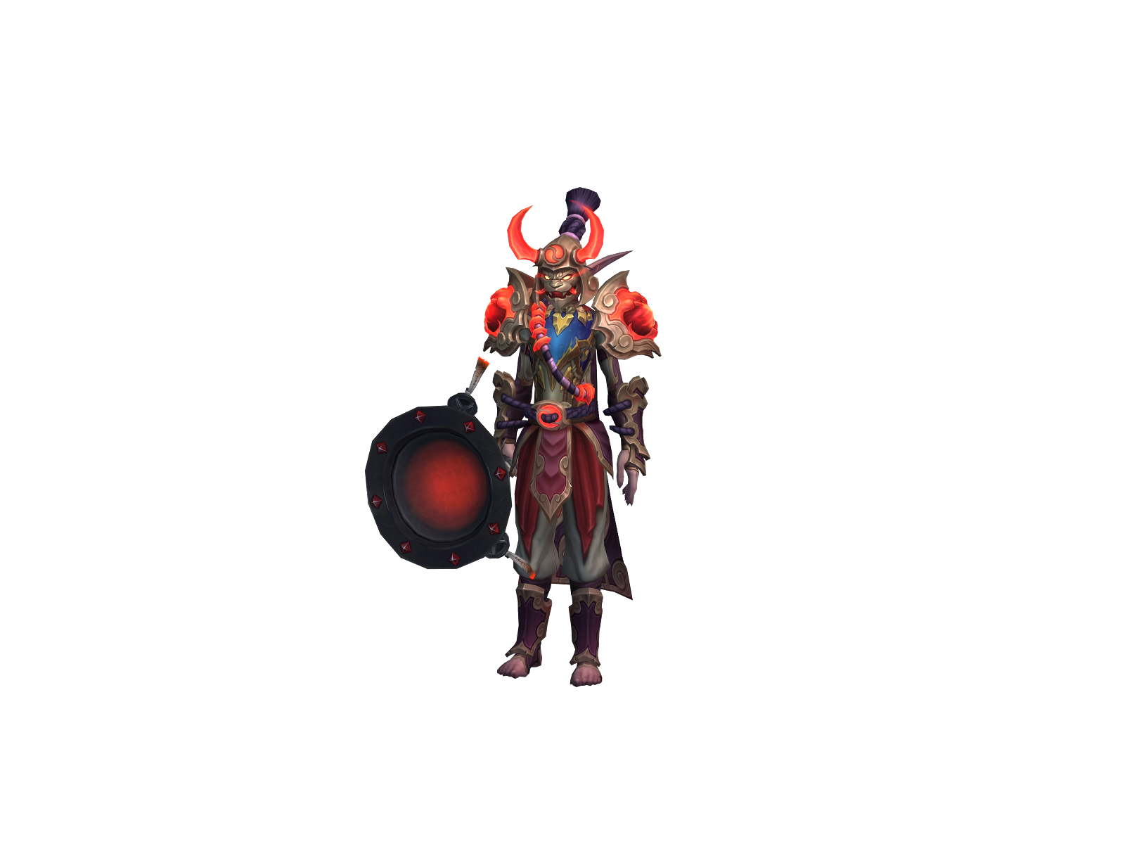 Miffix 3D character render