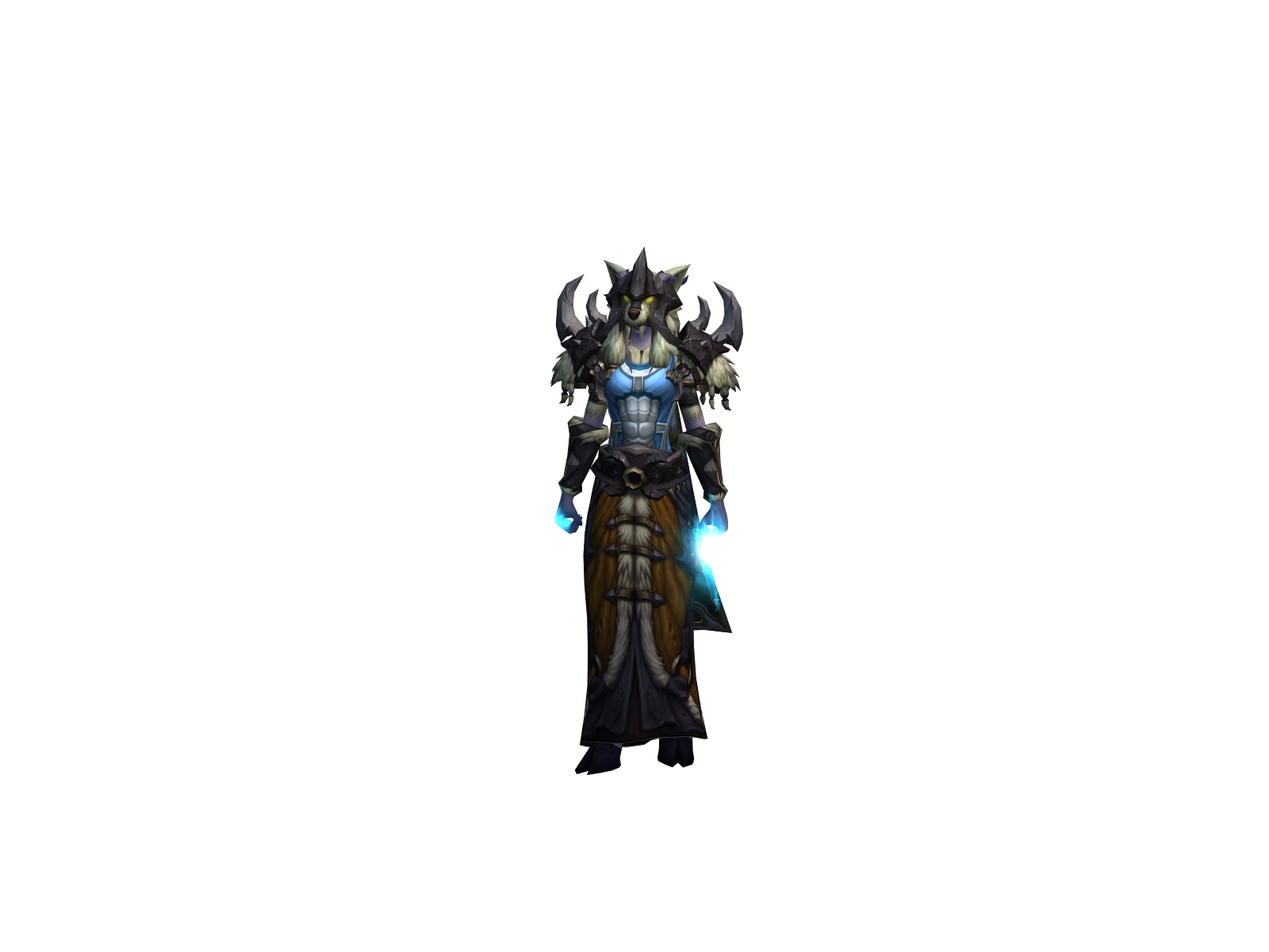 Hispida 3D character render