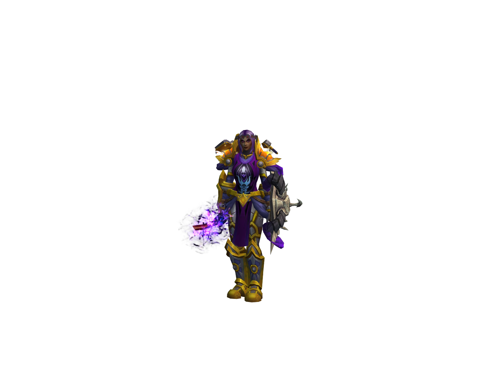 Manaburste 3D character render